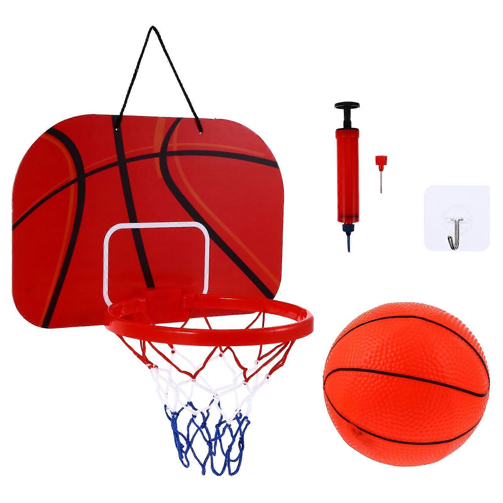Mini Basketball Game Set Indoor Use Foldable Rim Plastic 1Set