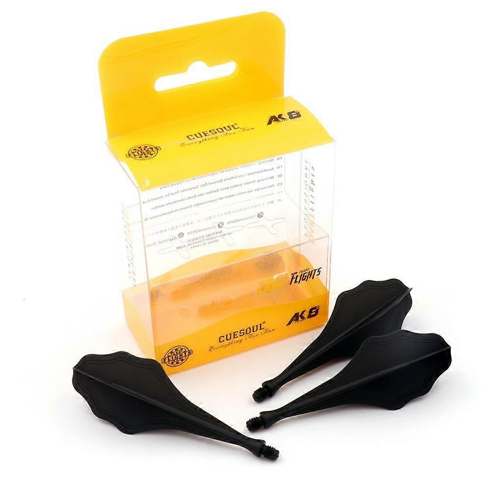CUESOUL TRAJ AK8 New Integrated Dart Flights and Shafts Wave/Diamond Shape,Very Slim Dart Flight 3 Sets