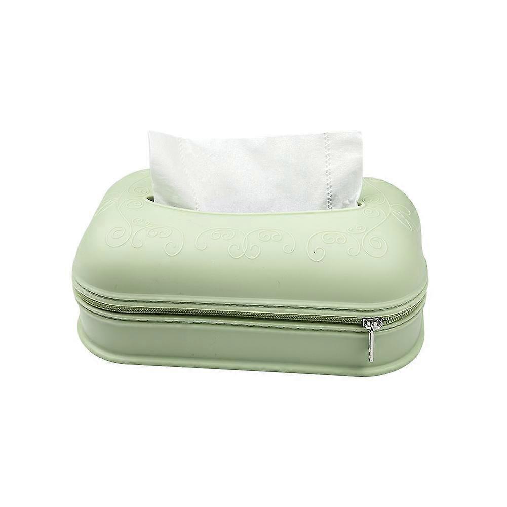 Silicone Tissue Box Cover Reusable Scratch Proof Elastic Opening For All Tissue Boxes Modern Design Easy Clean Home Decor