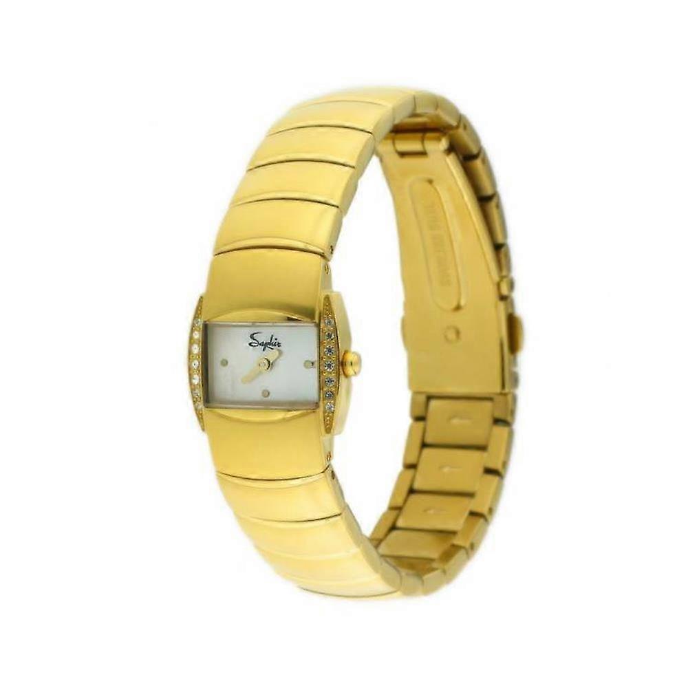 Saphir Ladies Petit Bracelet Gold Watch 