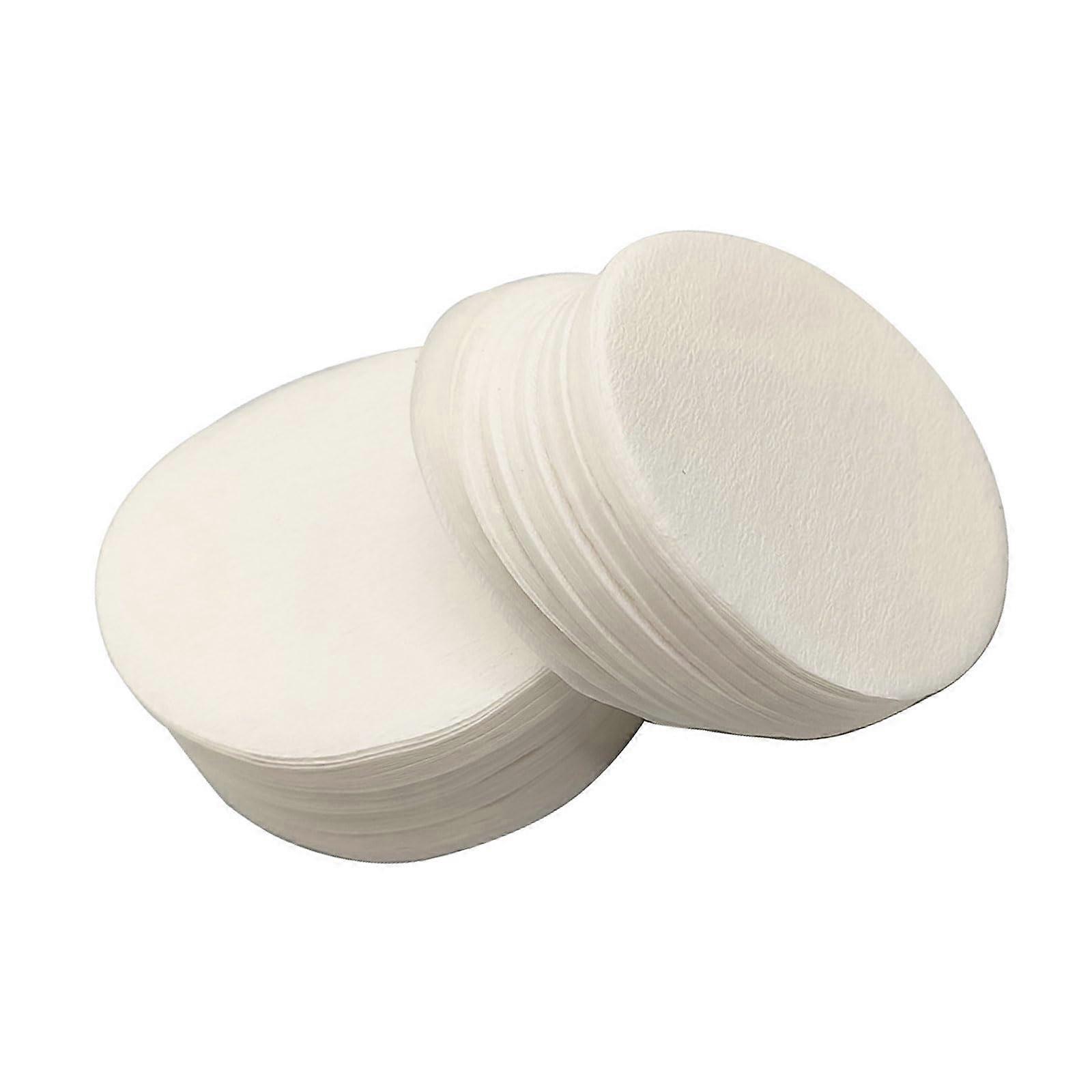 100PCS Coffee Filter Paper Discs Round White for Smooth Flavor and Sediment Brewing