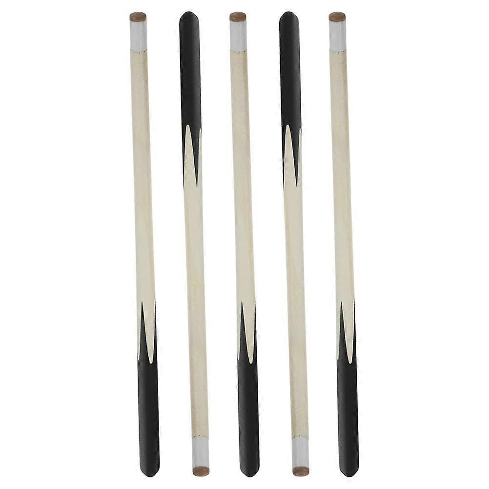 Mini Pool Sticks Children Short Pool Cues for Playing 5Pcs Set Wood