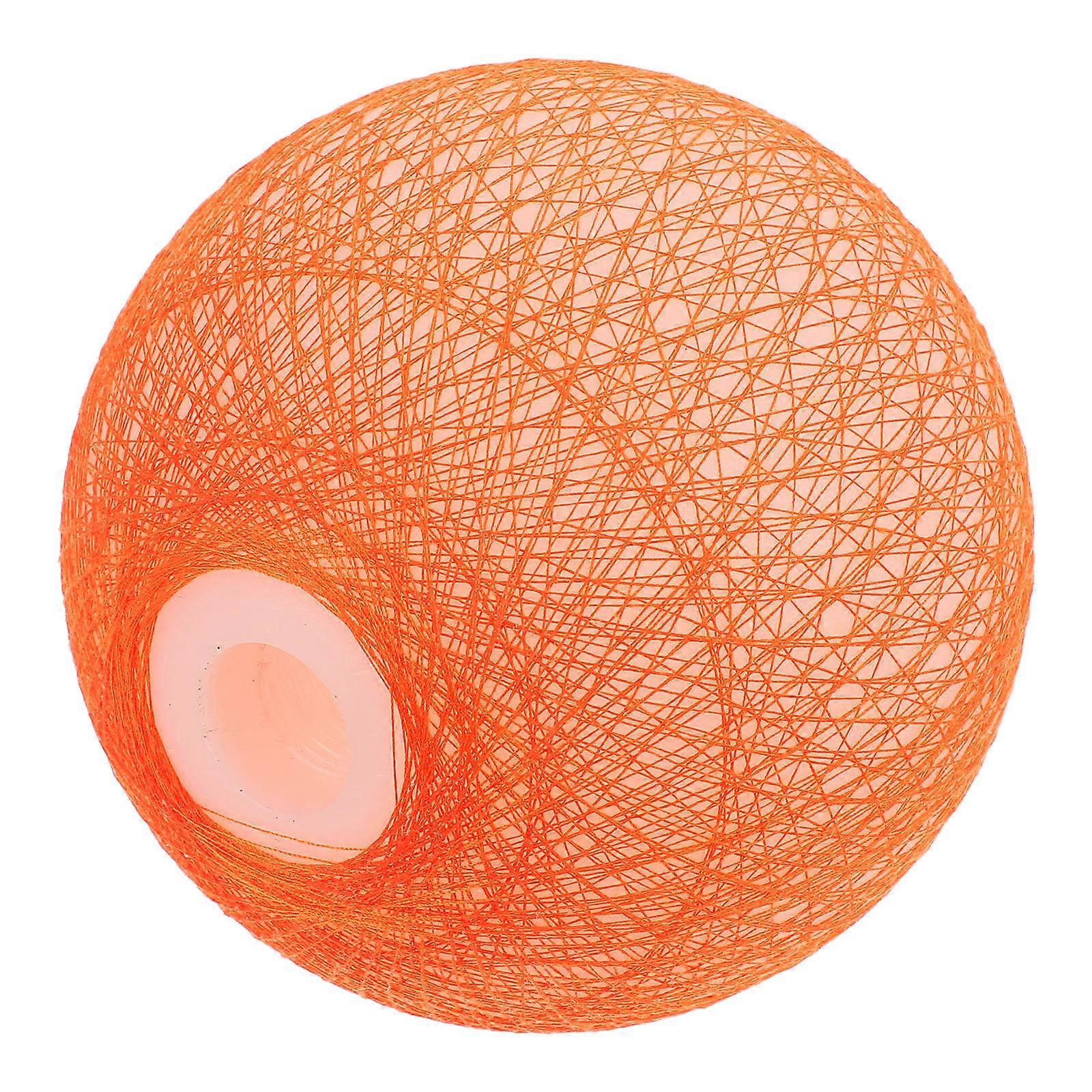 Orange Plastic Globe Lamp Shade for Ceiling Light Replacement