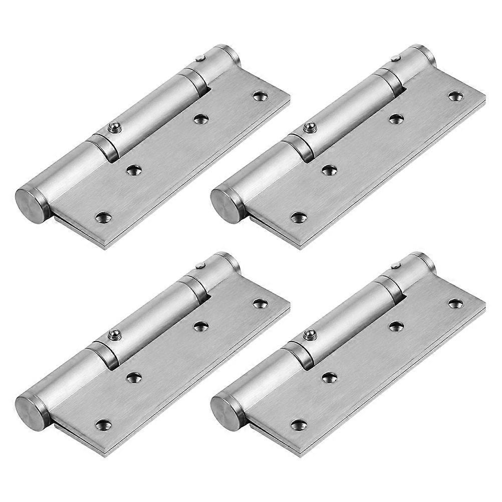 Spring Loaded Stainless Steel Door Hinge Automatic Self Closing 4Pcs