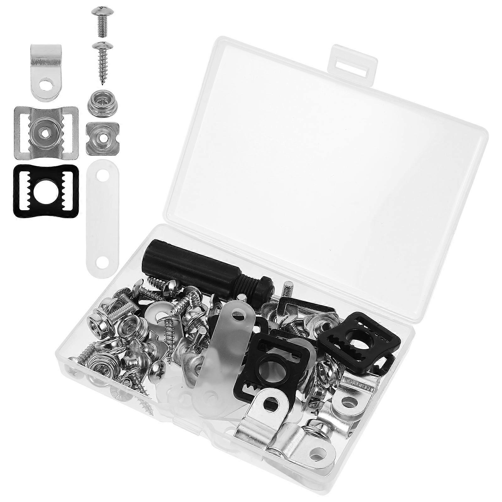 Hockey Repair Kit with Visor Clips for Football 57Pcs Set