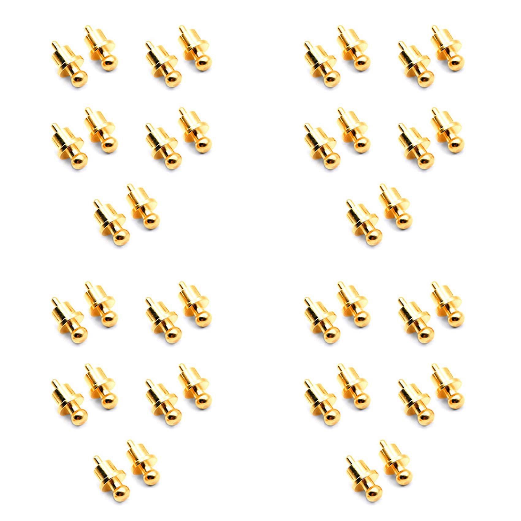 40Pcs Gold Plated RCA Plug Cap Short-Circuit Socket, Phono Connector RCA Shielding Jack Socket Protect Cover Caps