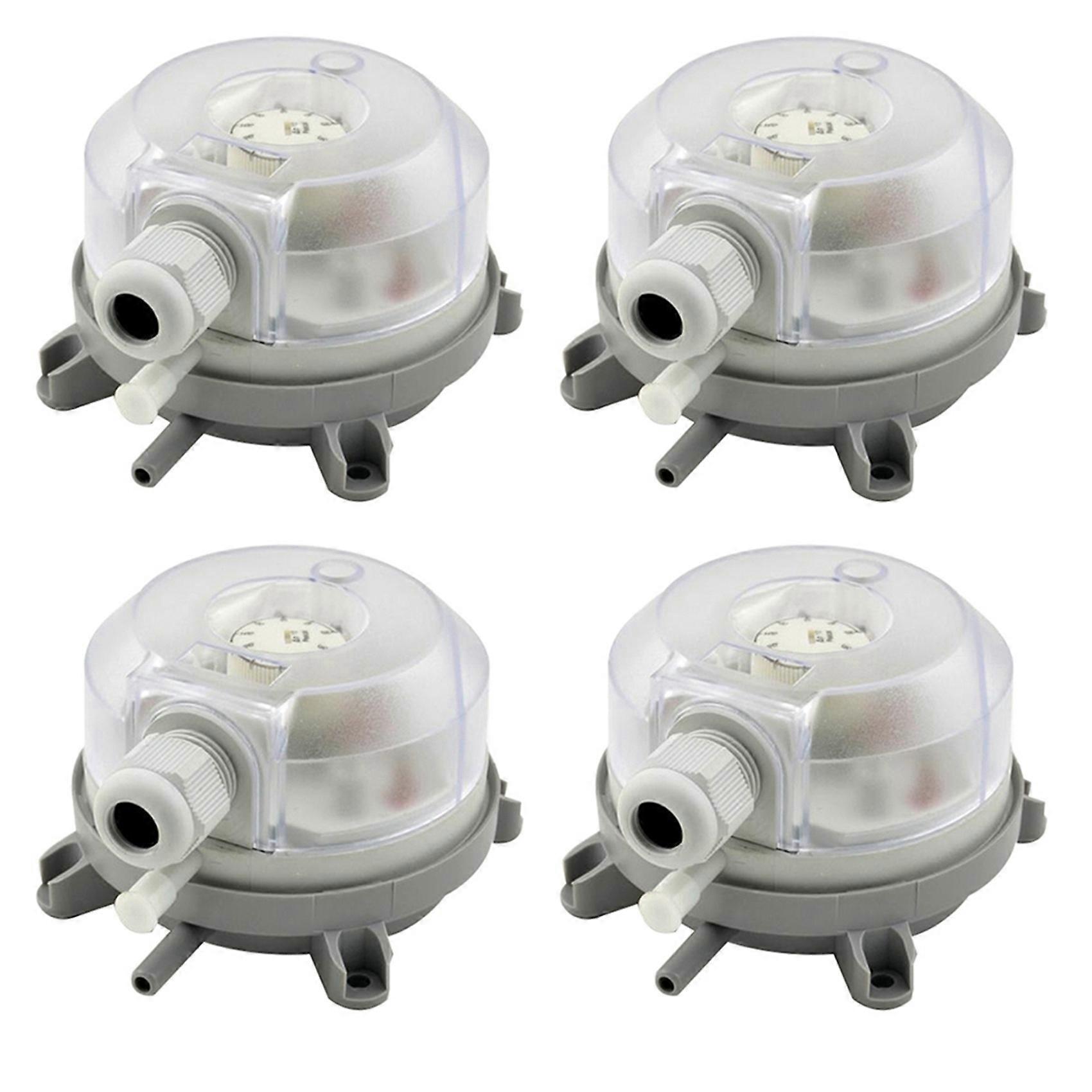 4X Air Differential Pressure Switch 50-500Pa Adjustable Micro- Pressure Air Switch
