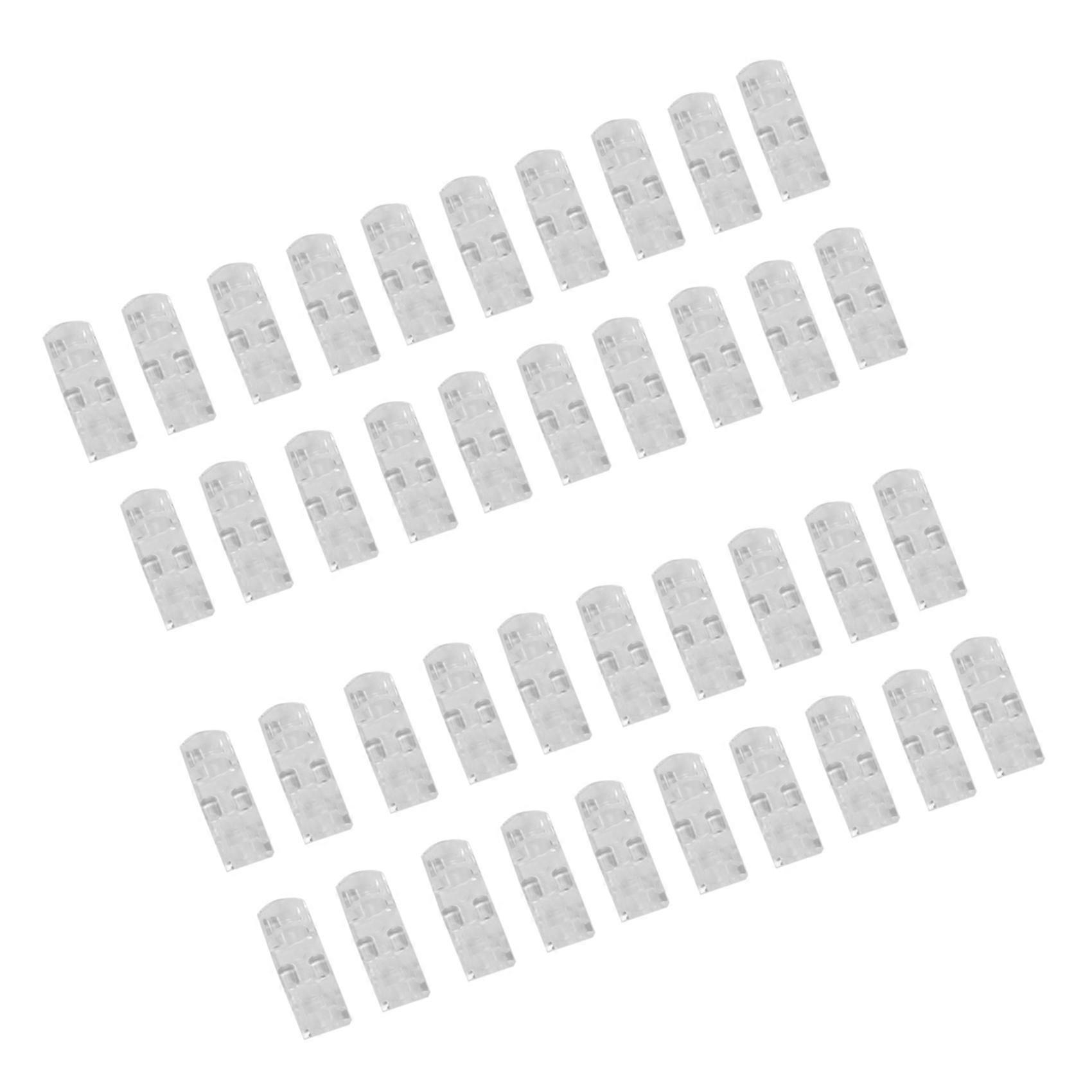 40pcs Wire Fixing Clamp Clip Desktop Wire Clear Up Clips Holder Clamps Cable Clip Device USB Cord Clips Holder