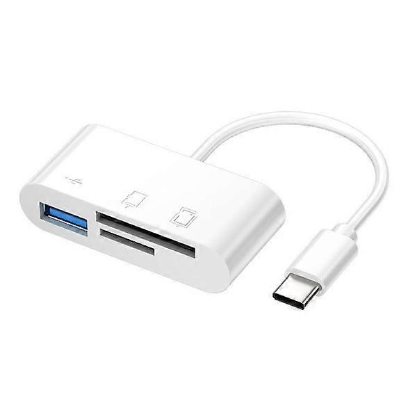 Memory card reader SD card reader Lightning / USB-C / USB OTG compatible with iPhone Type-C (SD/TF/USB)