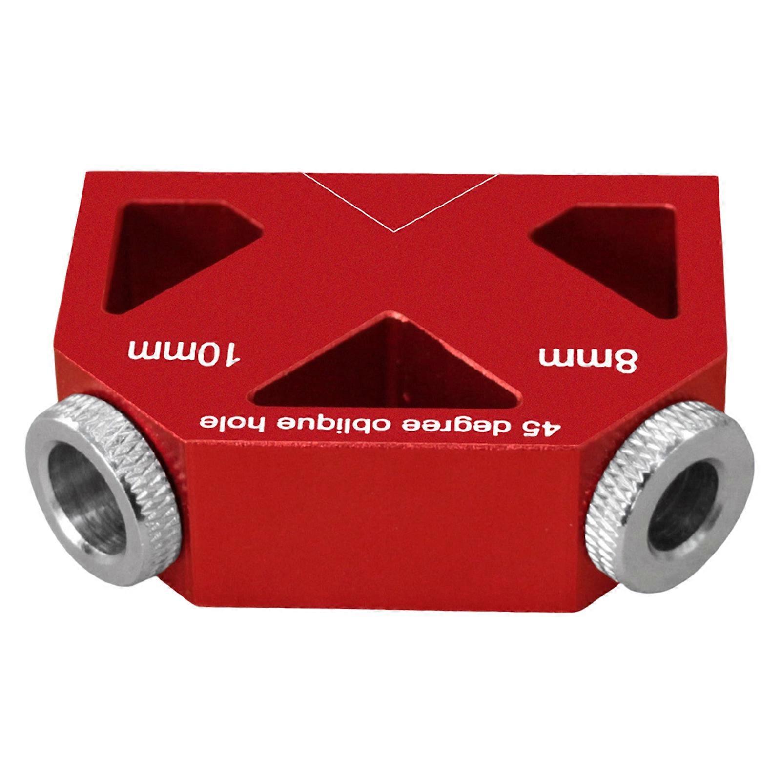 High Accuracy Safe Woodworking Positioner With Anti Slip Handle For Secure Drilling Operations In Carpentry Applications Multicolor