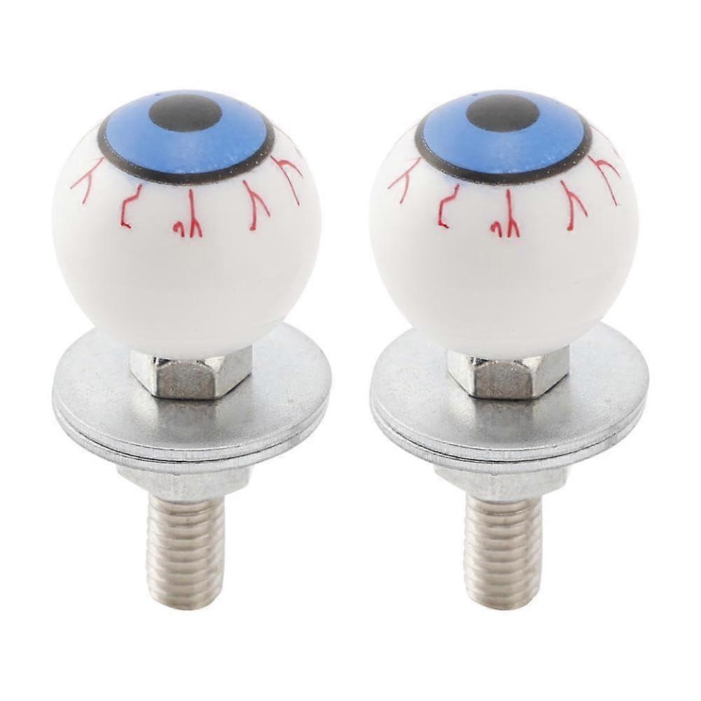 Motorcycle License Plate Bolts and Nuts Set, Weatherproof Plastic Screws for Secure Mounting