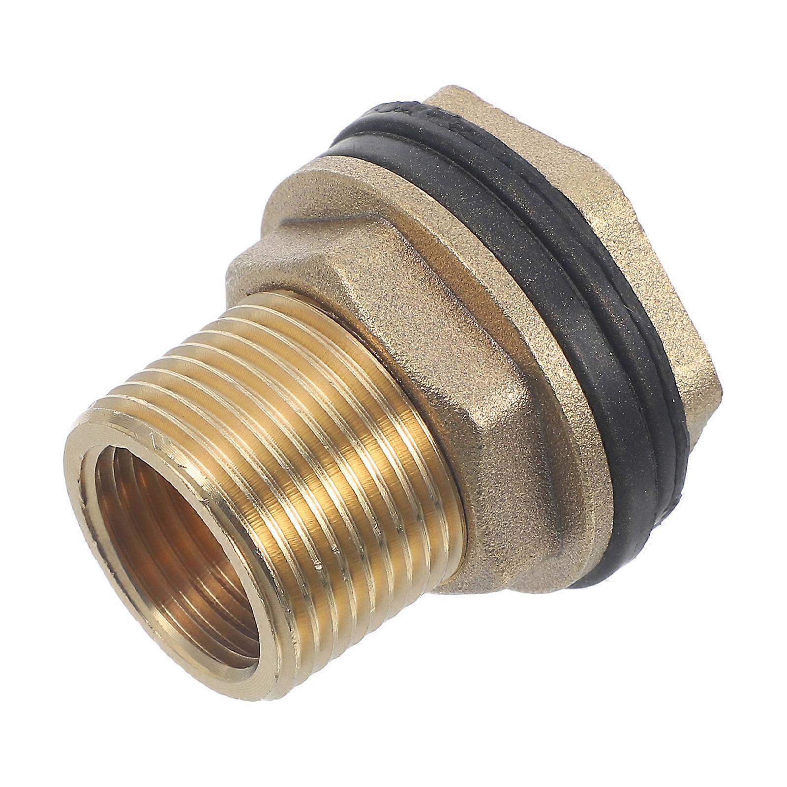 Hose Adapter 2Pcs Pipe Coupling Connector For Outdoor Water Systems With Durable Threaded Structure