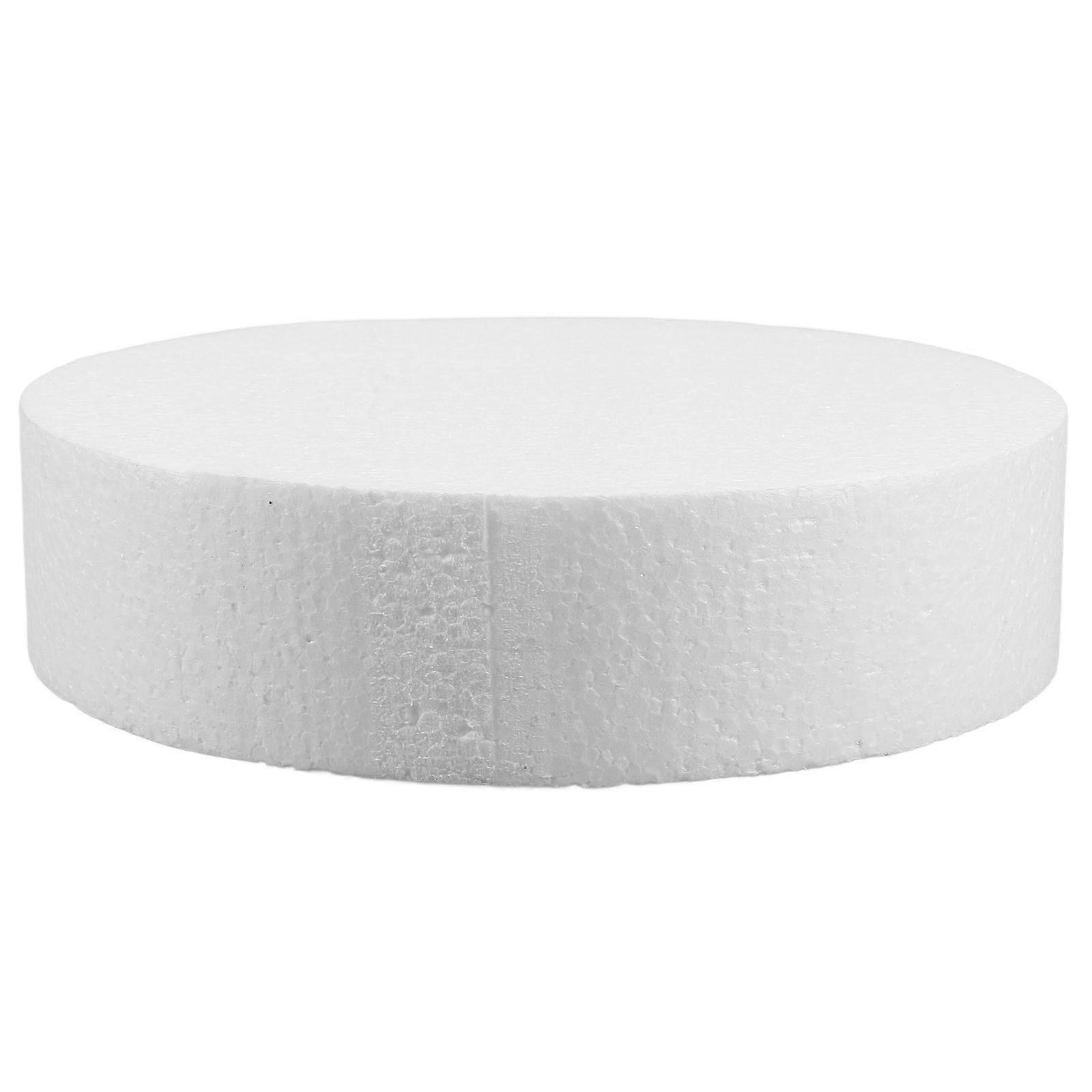 Artificial Cake For Decoration Practice Foam Cake Base 20.00X20.00X5.00CM For DIY Enthusiasts And Artists 1Set