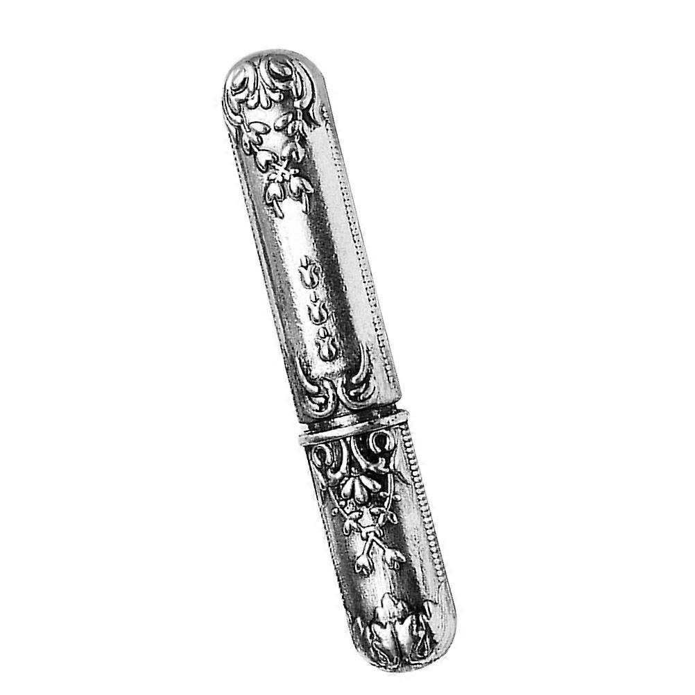Silver Sewing Needle Storage Box for Needle Organizing 1 Piece Container
