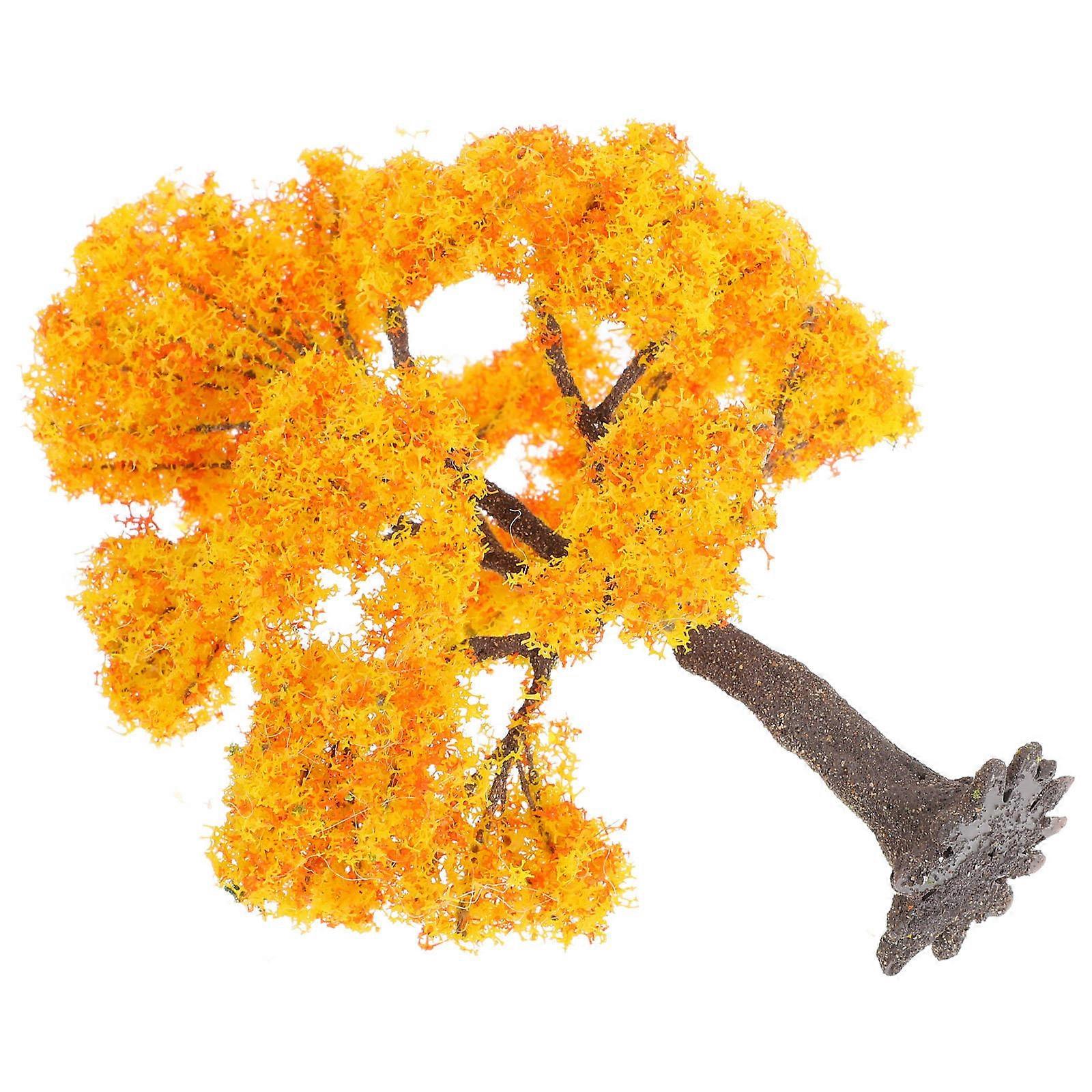 Tree Shape Model Train Accessories For Miniature Landscaping 4.7X3.5X3.3In Multi Easy To Use 1Set