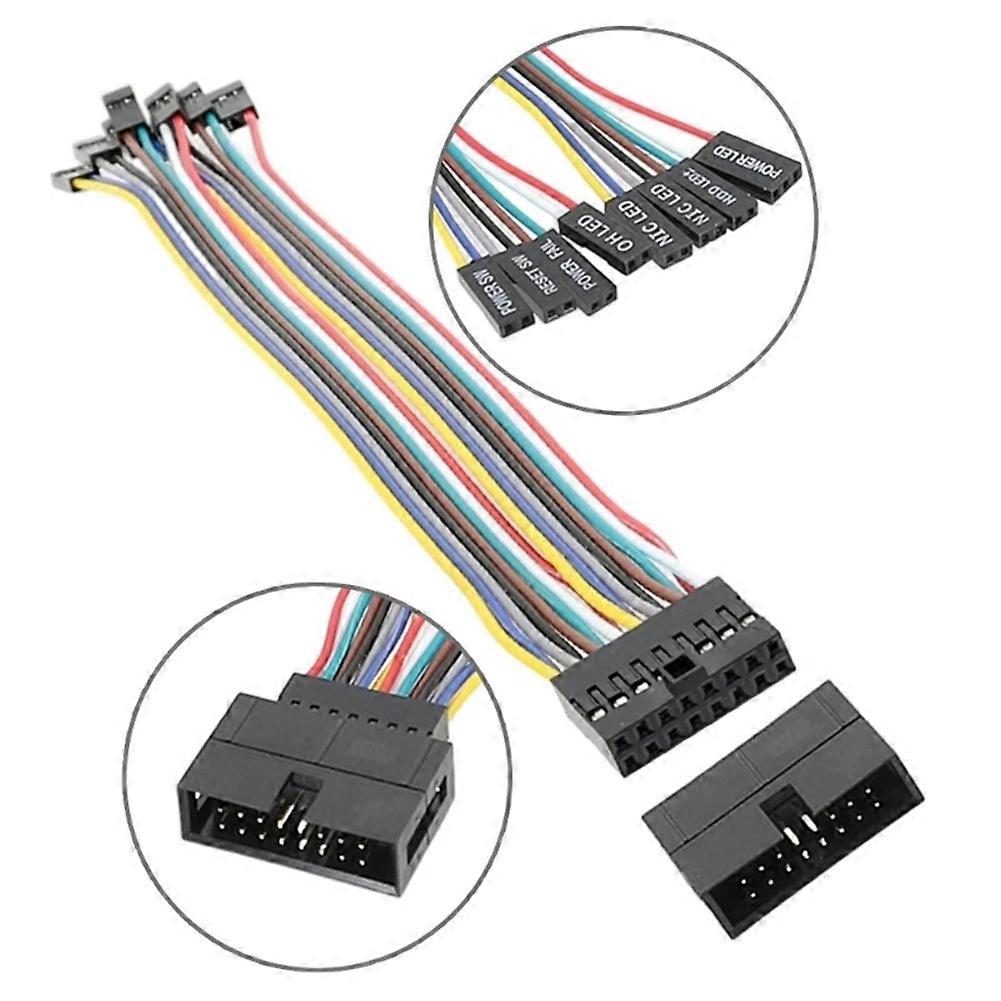 Multi Functional for Supermicro Front Panel Connector Adapter Cable for Computer Case Server Switches Extension Cord