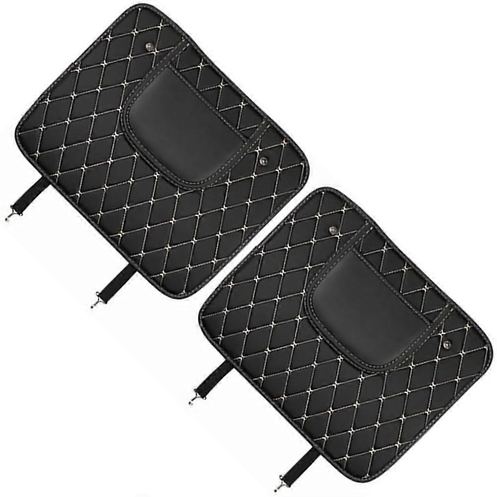 Car Kick Mat Seat Back Protector for Cars 2Pcs Set