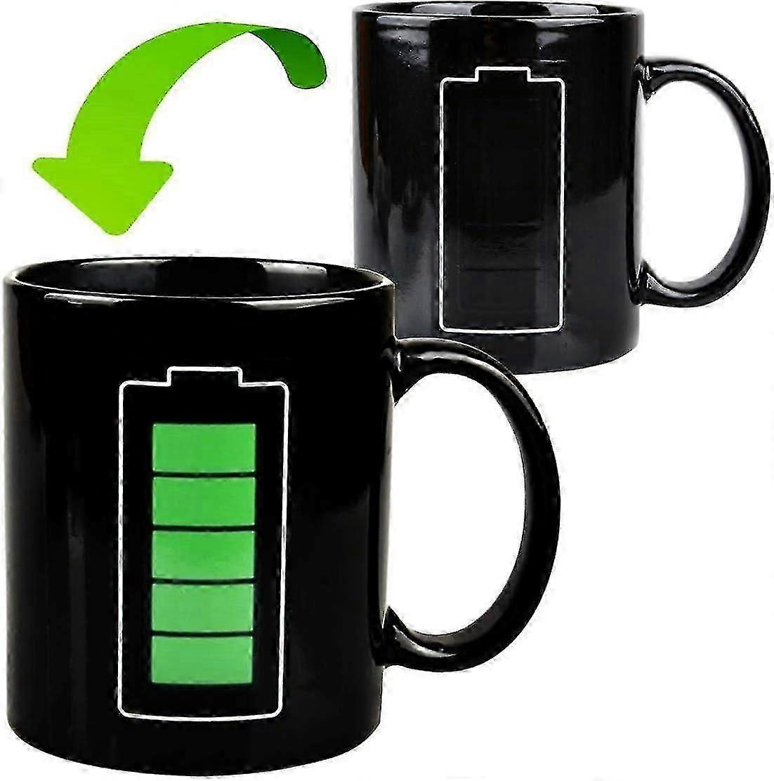 Heat Changing Sensitive Mug - Cool Coffee & Tea Magic Color Change Cup