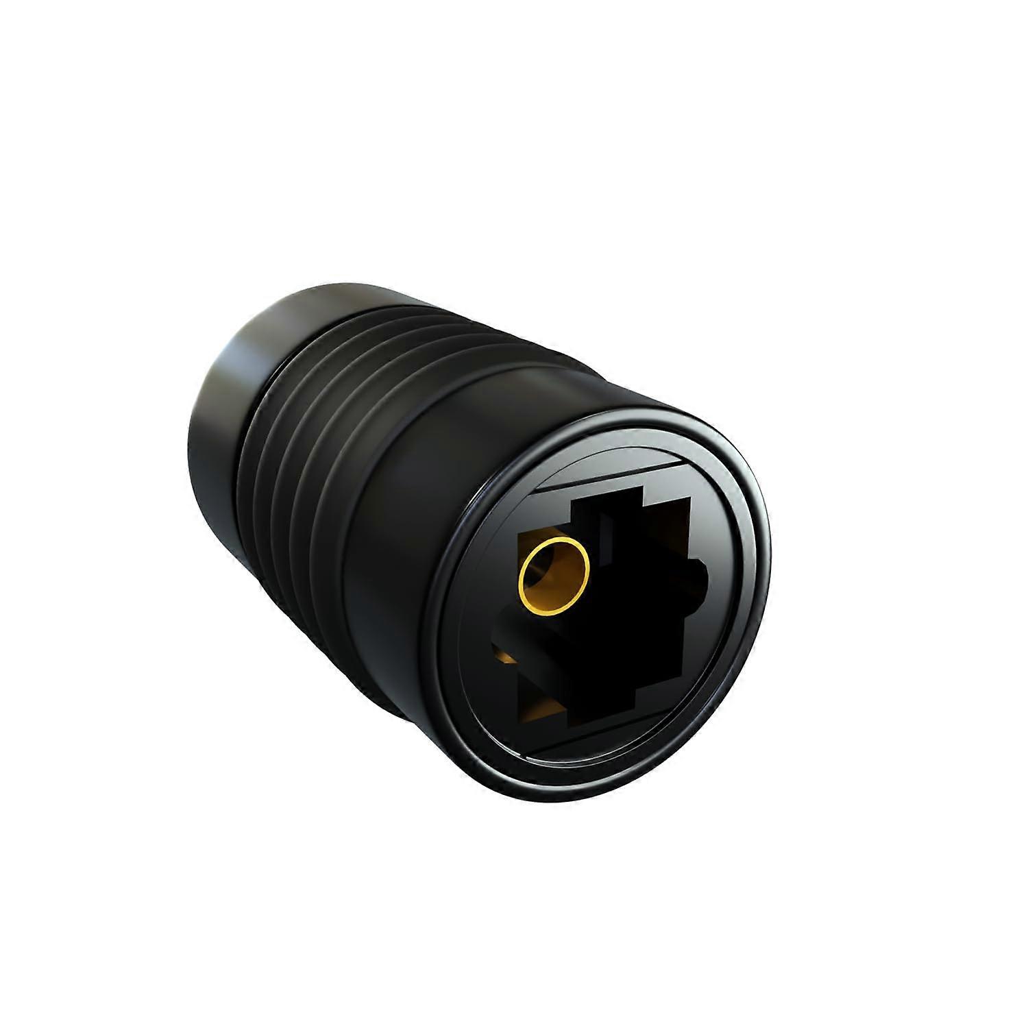 Optical Audio Coupler GoldPlated Connectors, 1To1 Optical Link, SPDIF Compatible, Durable Construction