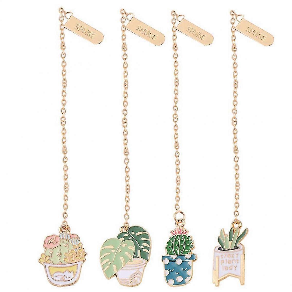 4pcs Simple Bookmarks Creative Bookmarks Decorative Book Marks Bookmark Gifts for Students