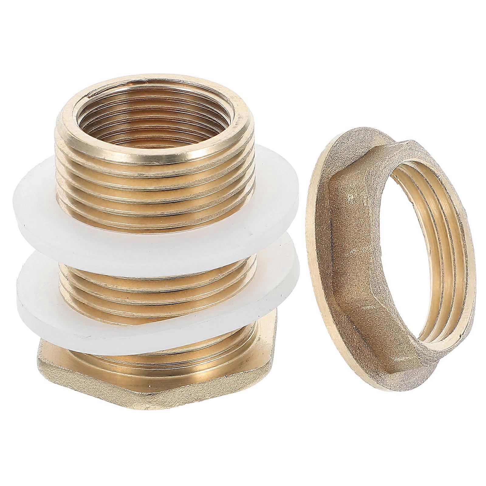 Water Tank Connector Brass Adapter for Aquarium Hose Thread Fitting