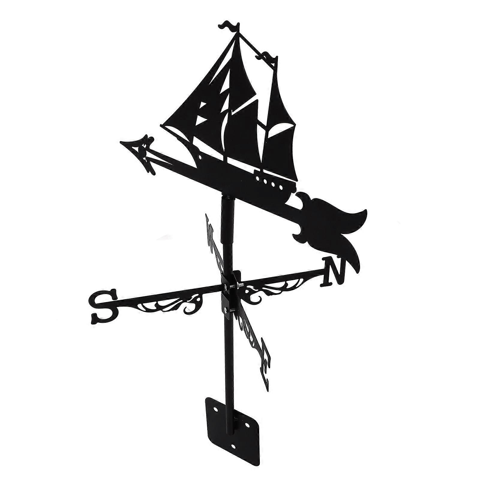 Metal Weather Vane Wind Direction Indicator for Garden Decoration
