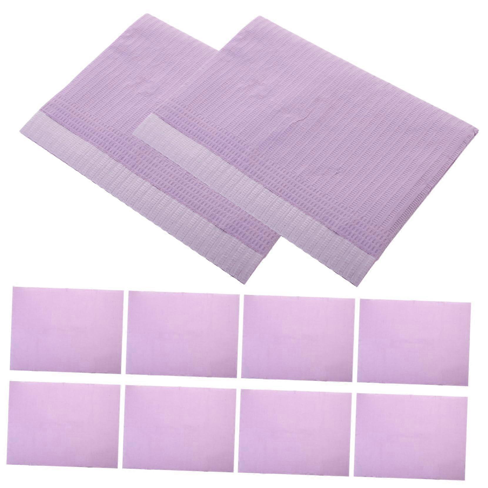 Disposable Nail Table Mats Bulk Pack 125 Sheets for Nail Salon Table Protector and Easy Clean Up