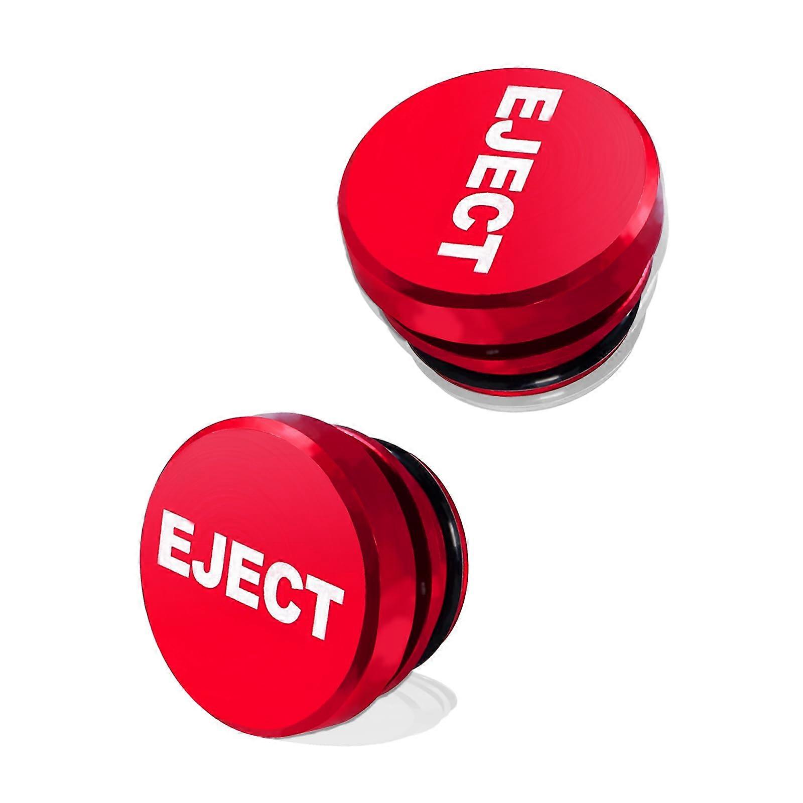 2 Pcs Red Dustproof Waterproof Car Cigarette Lighter Cover Plug Protector for 12V Socket Ref:1472