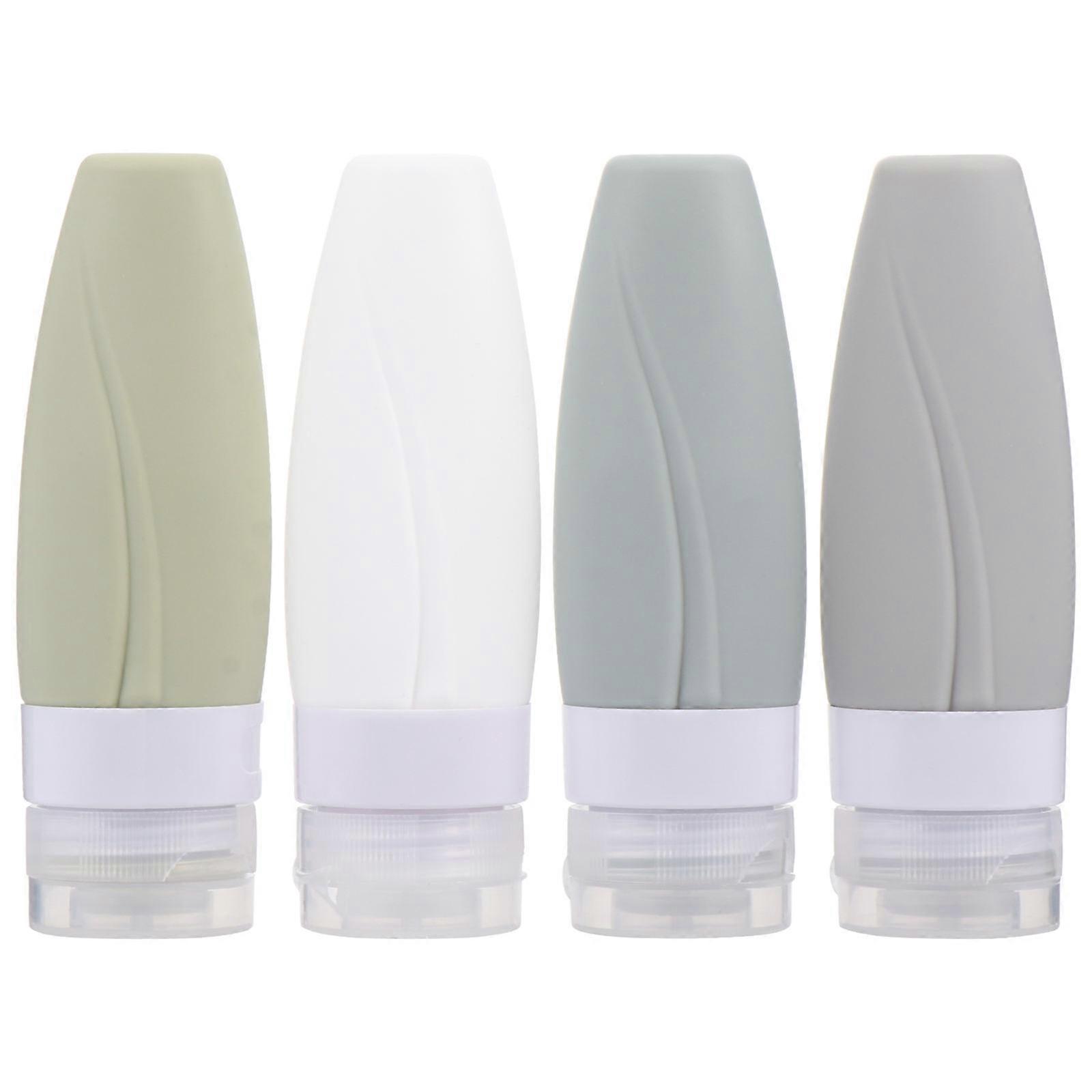 Travel Bottle Silicone Empty Lotion Bottles for Storage 4Pcs Set