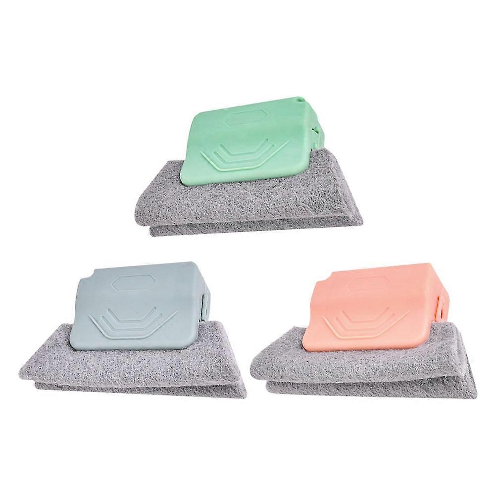 Window Groove Cleaning Brush for Crevice Cleaning with 3Pcs Versatile Set