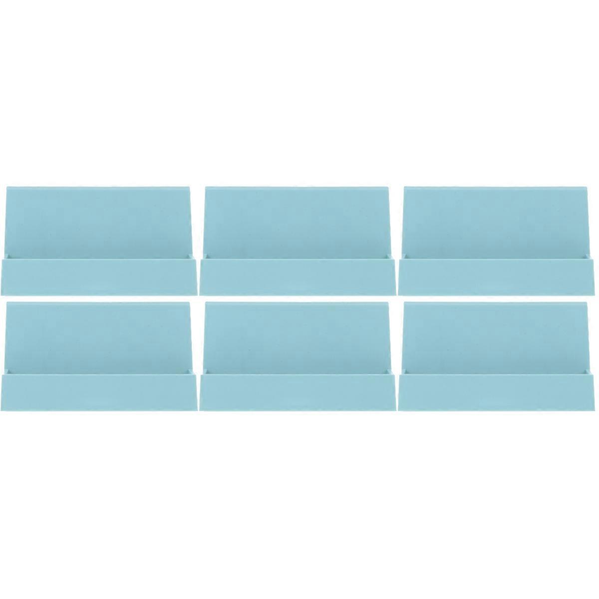 Tabletop Storage Holders Plastic Business Name Boxes for 6Pcs