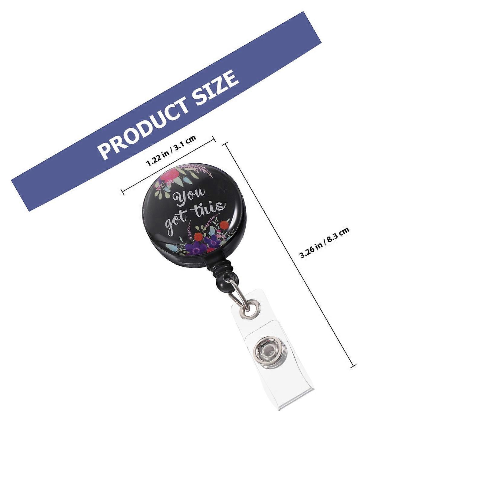 Nurse Badge Reel with Retractable Function for Badge Use