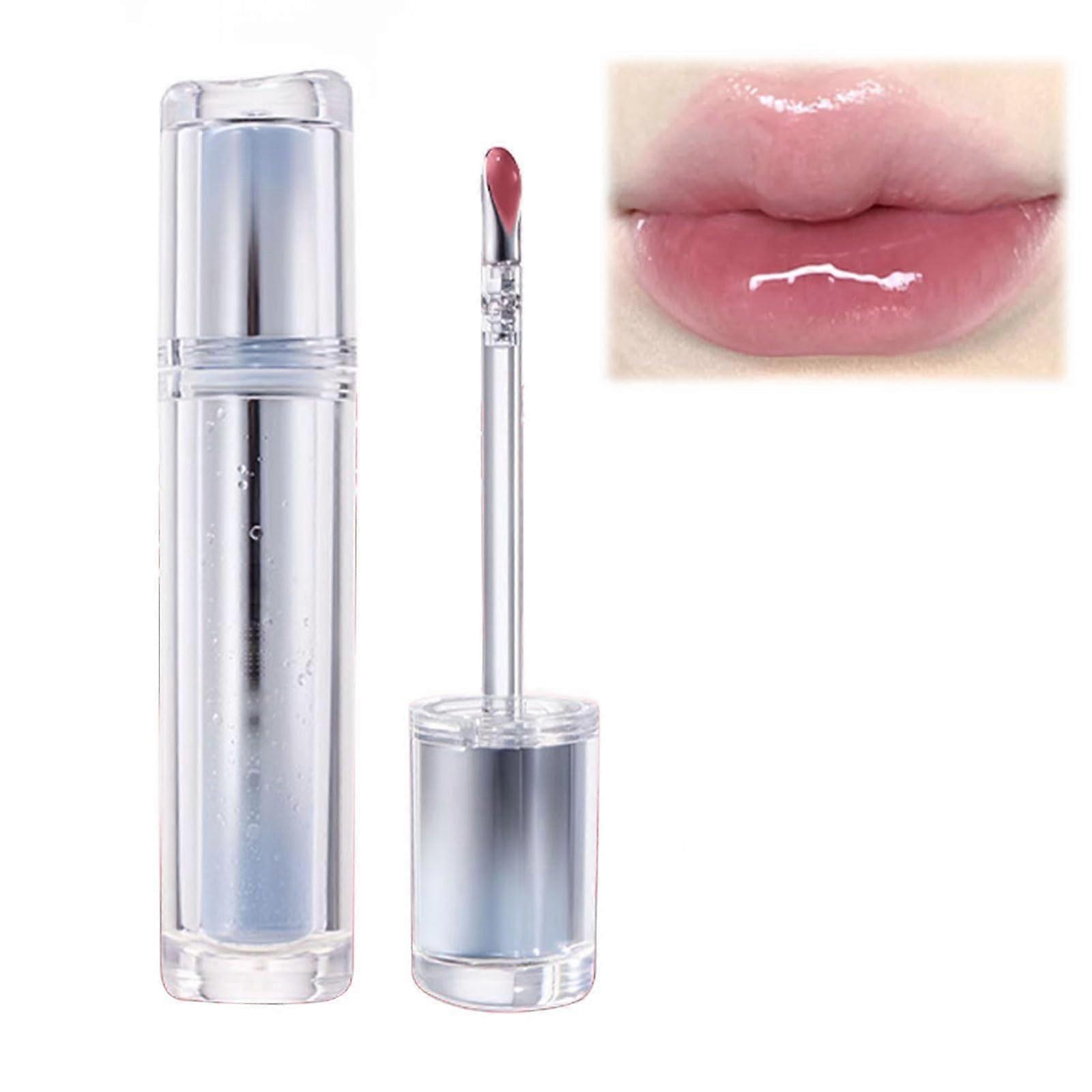 Plumping Lip Gloss with Deep Hydration, Long Lasting Waterproof  Shine, Blueberry