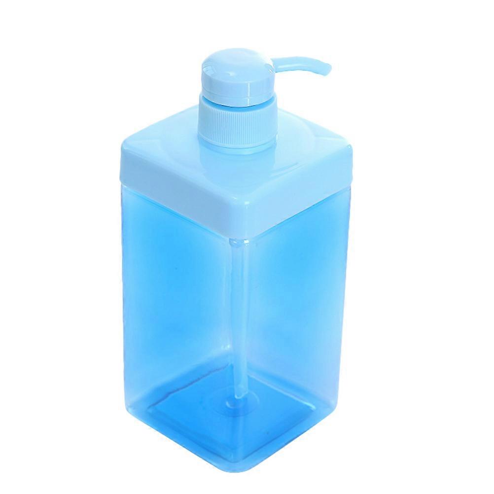 Lotion Bottle Pump Dispenser for Storage Use 3Pcs Blue Containers