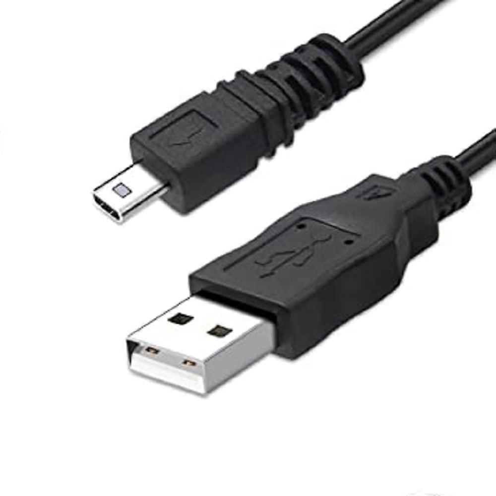 UCE6 Type USB Cable for Nikon Coolpix Series, Speed Data Transfer and Fast Charging, 1m Black