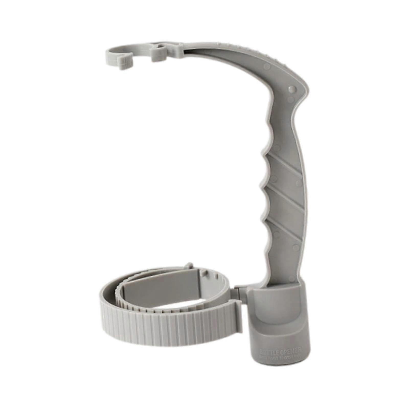 Bottle Pouring Handle with Accurate Flow Control, NonSlip Universal Drink Bottle Grip, Grey