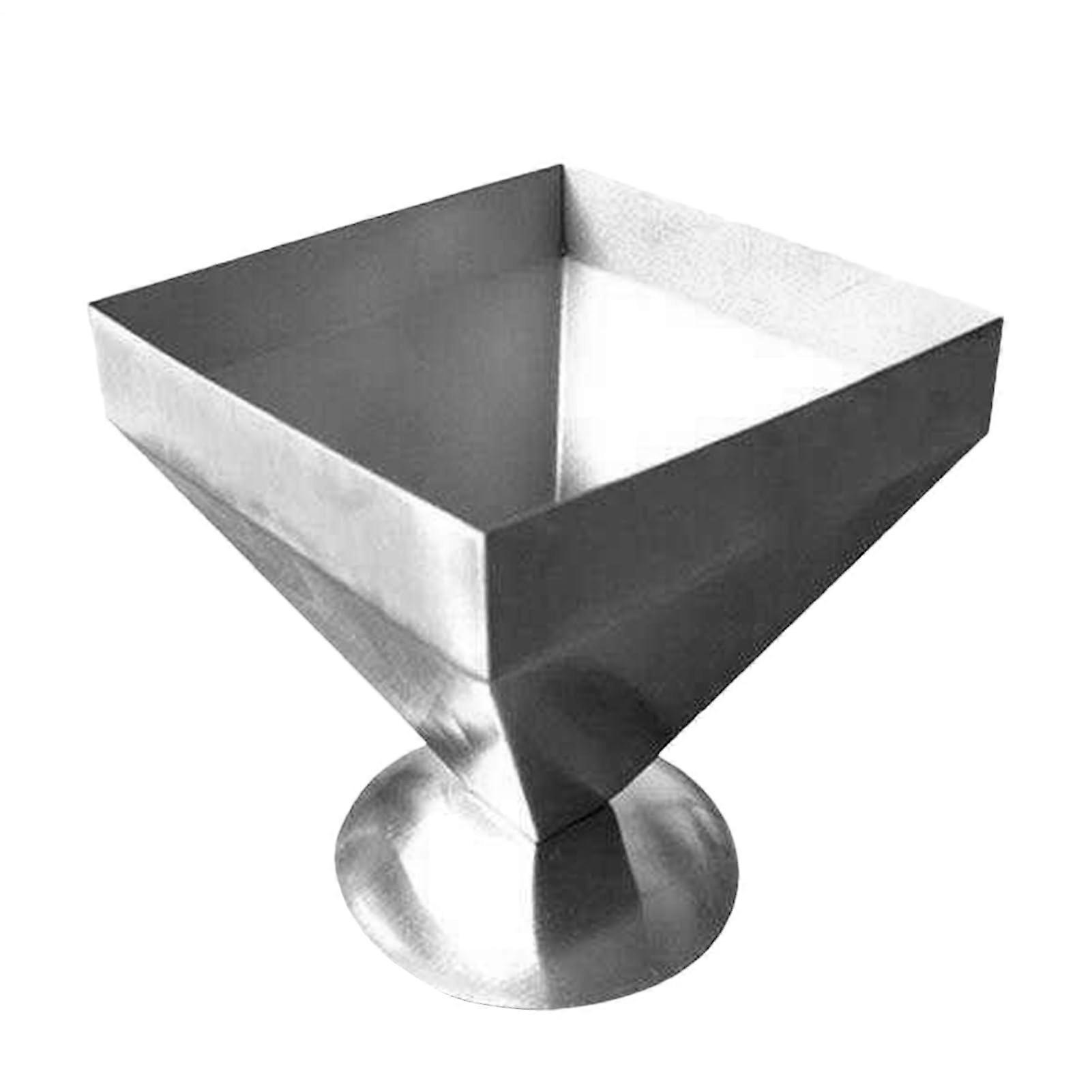 Stainless Steel Pyramid Food Mold for Creative Plating, MultiPurpose Cooking and Easy Clean