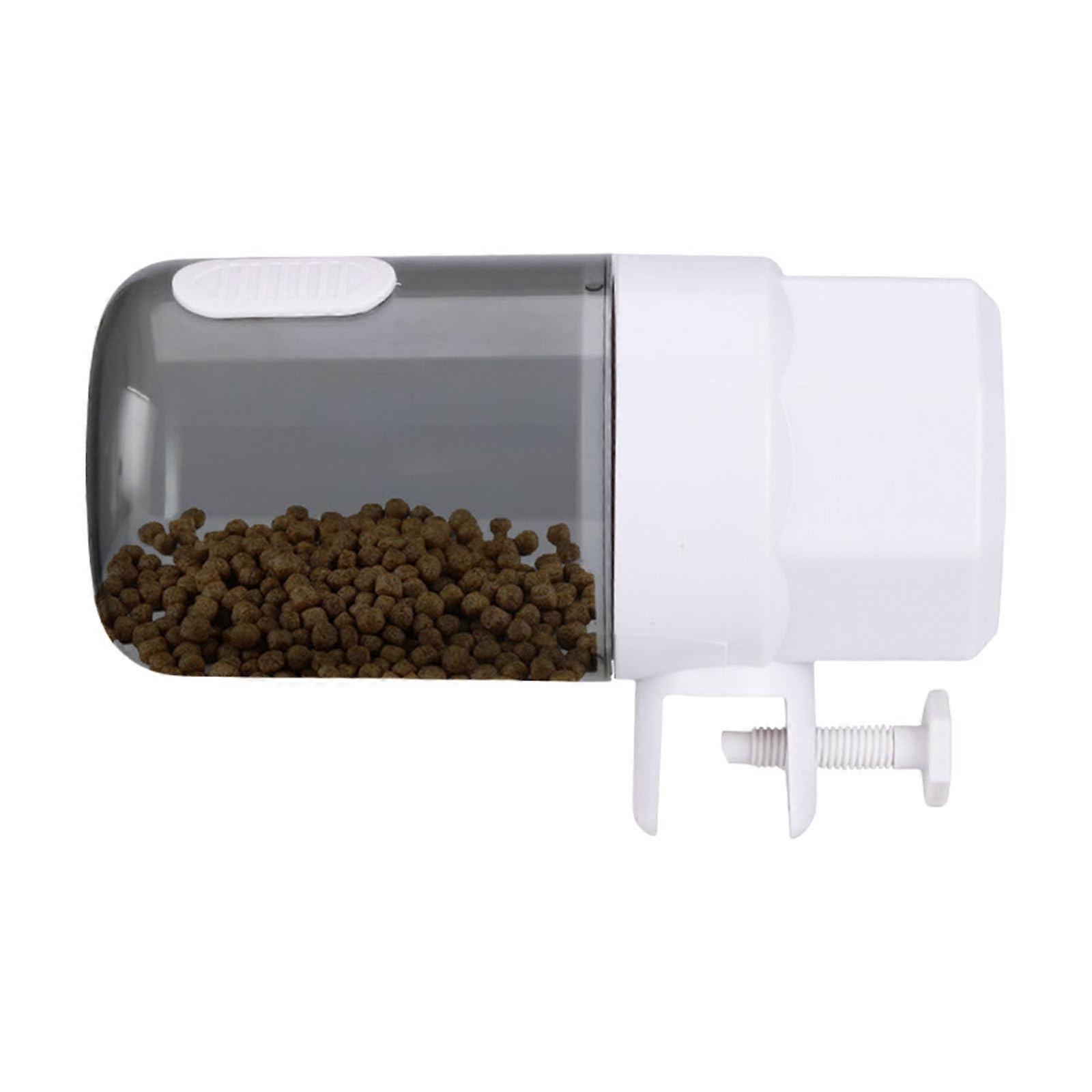 Automatic Fish Feeder with Programmable Schedule and Portion Control for Home Aquarium Vacation
