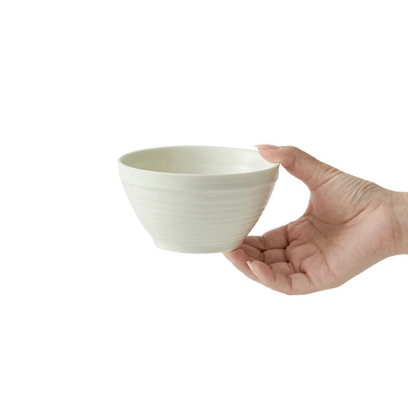 4.5 Inch Ceramic Rice Bowl Chinese Tableware Microwave Dishwasher Safe Scratch Resistant
