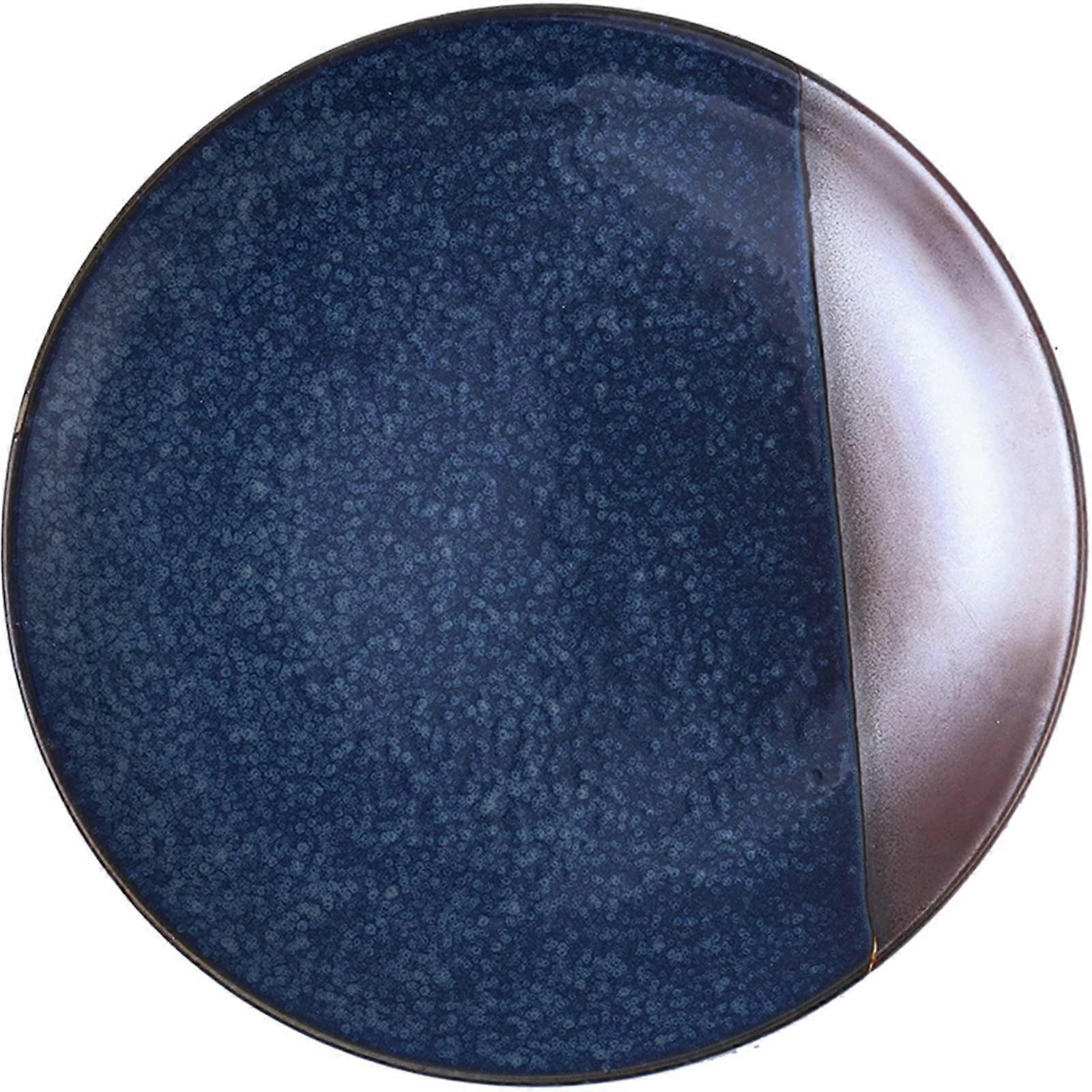 26cm Glazed Ceramic Dinner Plates and Stoneware Salad Plates, Stackable Party Tableware