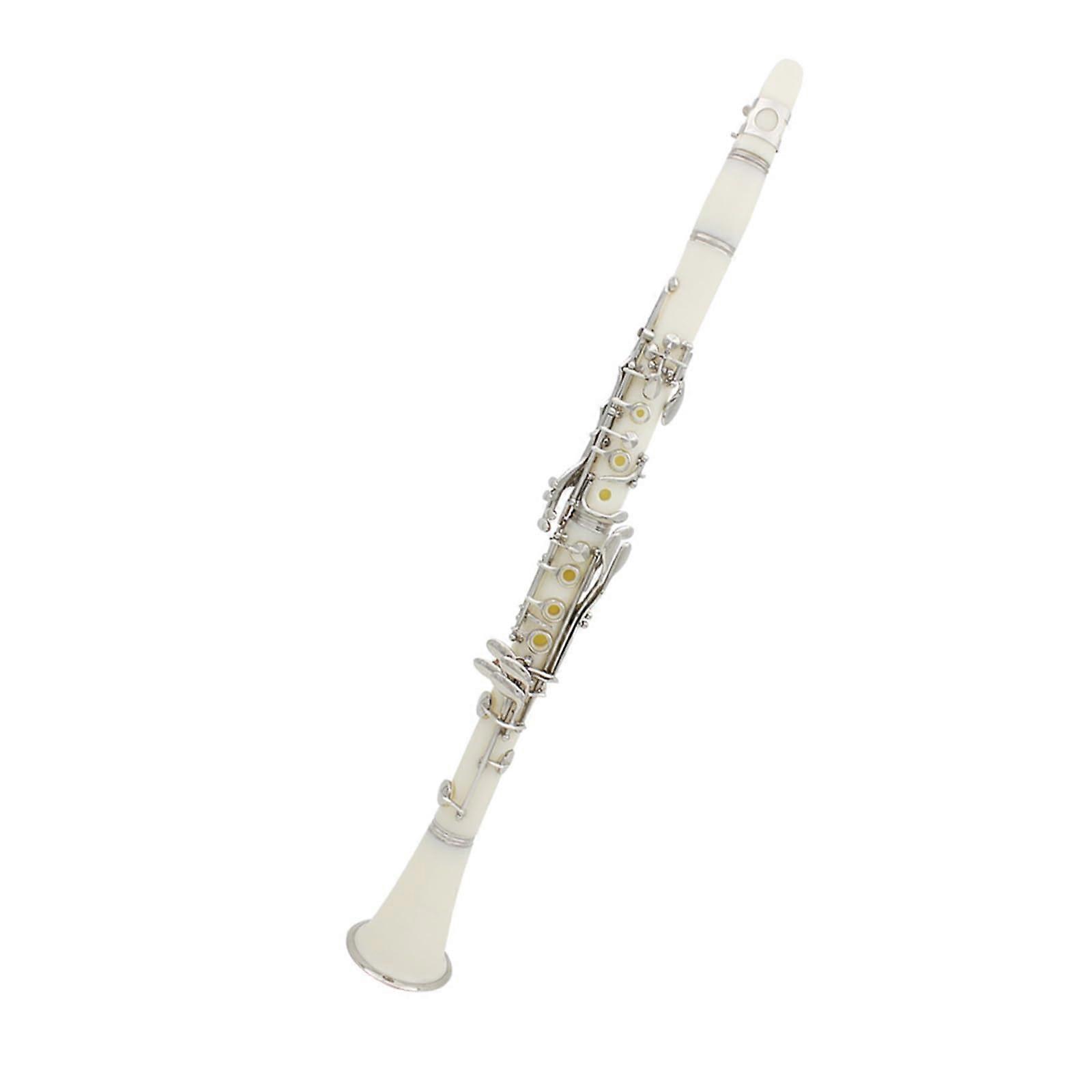 Beginner Bb Clarinet with Nickel Plated Keys, Durable Construction for Student School Band