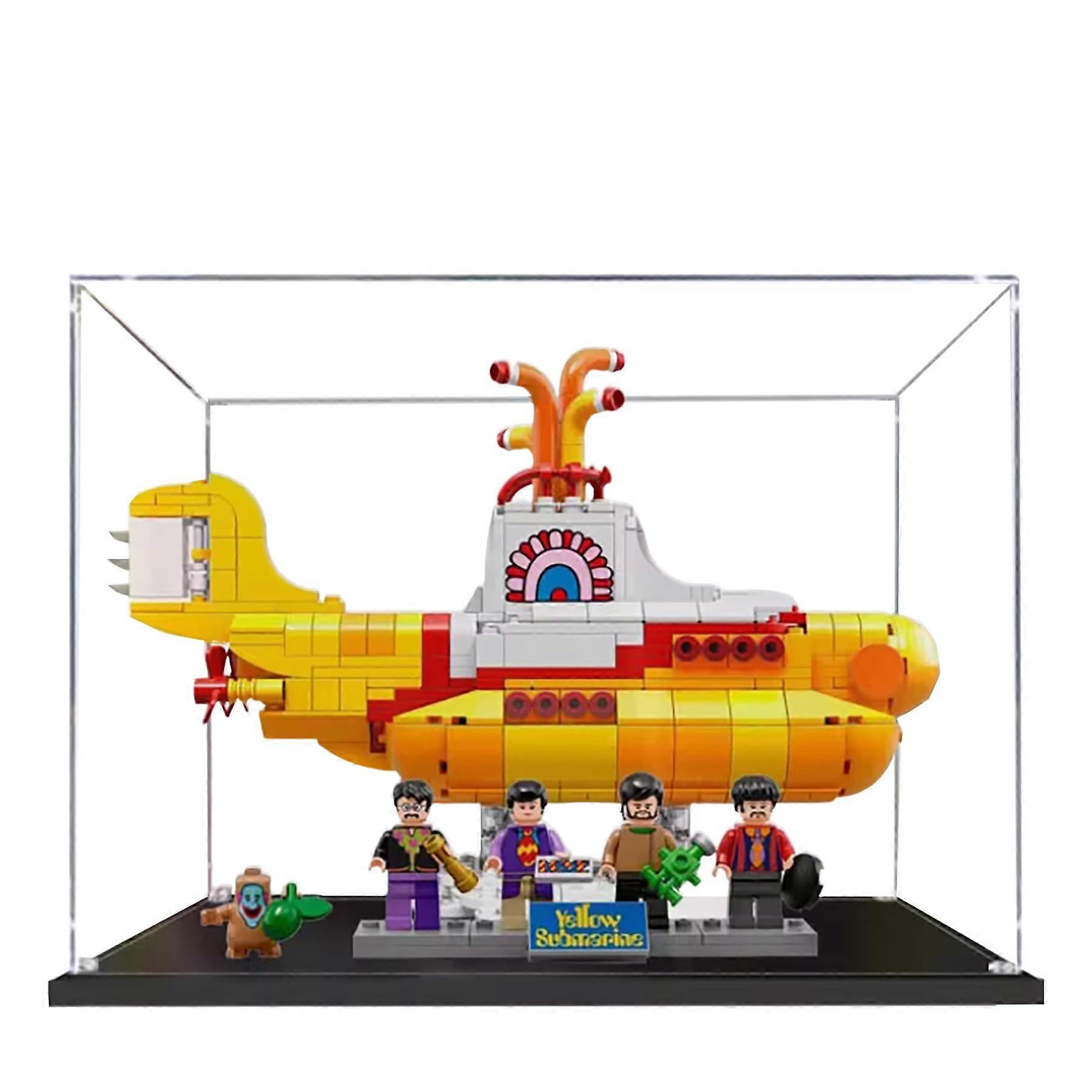 Display Case Acrylic Box for  21306 Yellow Submarine Dustproof Clear Showcase Tool Assembly