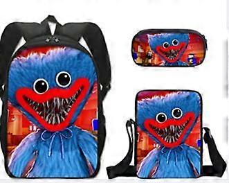 Fortnite Fortnite Backpack Large Capacity Three-piece Set Peripheral Backpack Student School Bag