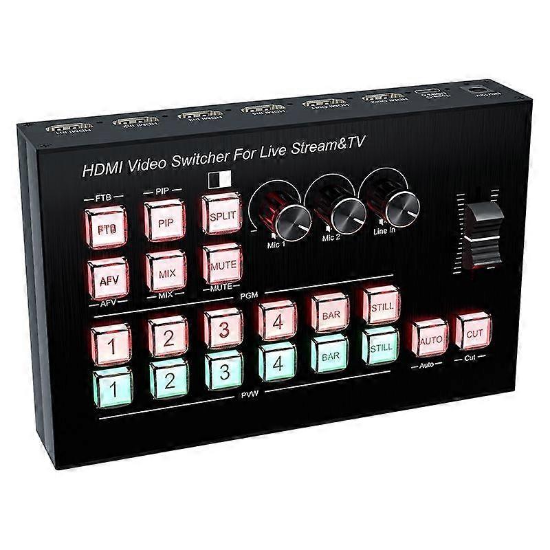 4 In 2 Out HDMI Guide Switchboard EU Plug