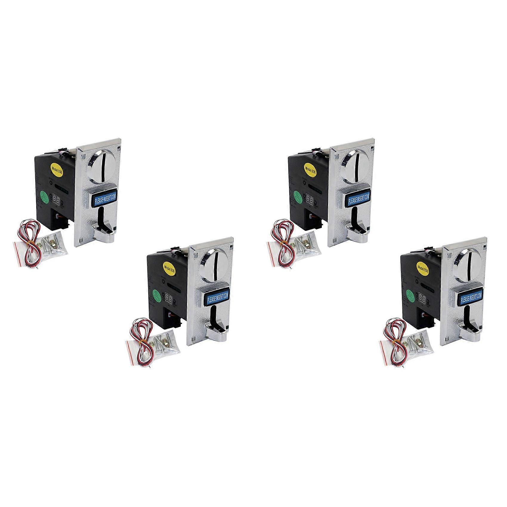 4PCS 616 Multi Coin Acceptor Electronic Roll Down Coin Acceptor Selector Mechanism Vending Machine Arcade Game Ticket