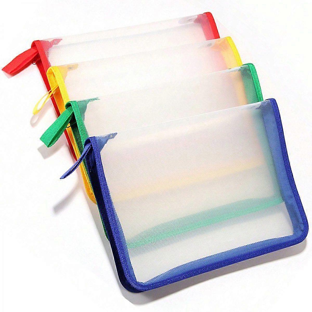 ING 4xA4 document bag - categorized folder - folder with zipper - spine width 3 cm (335x235 mm)