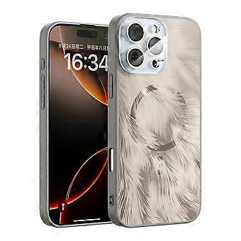 MagSafe Compatible Case for iPhone 16 Pro Max with Full Camera Protection, Slim Shockproof AntiFingerprint Bumper Cover, Grey