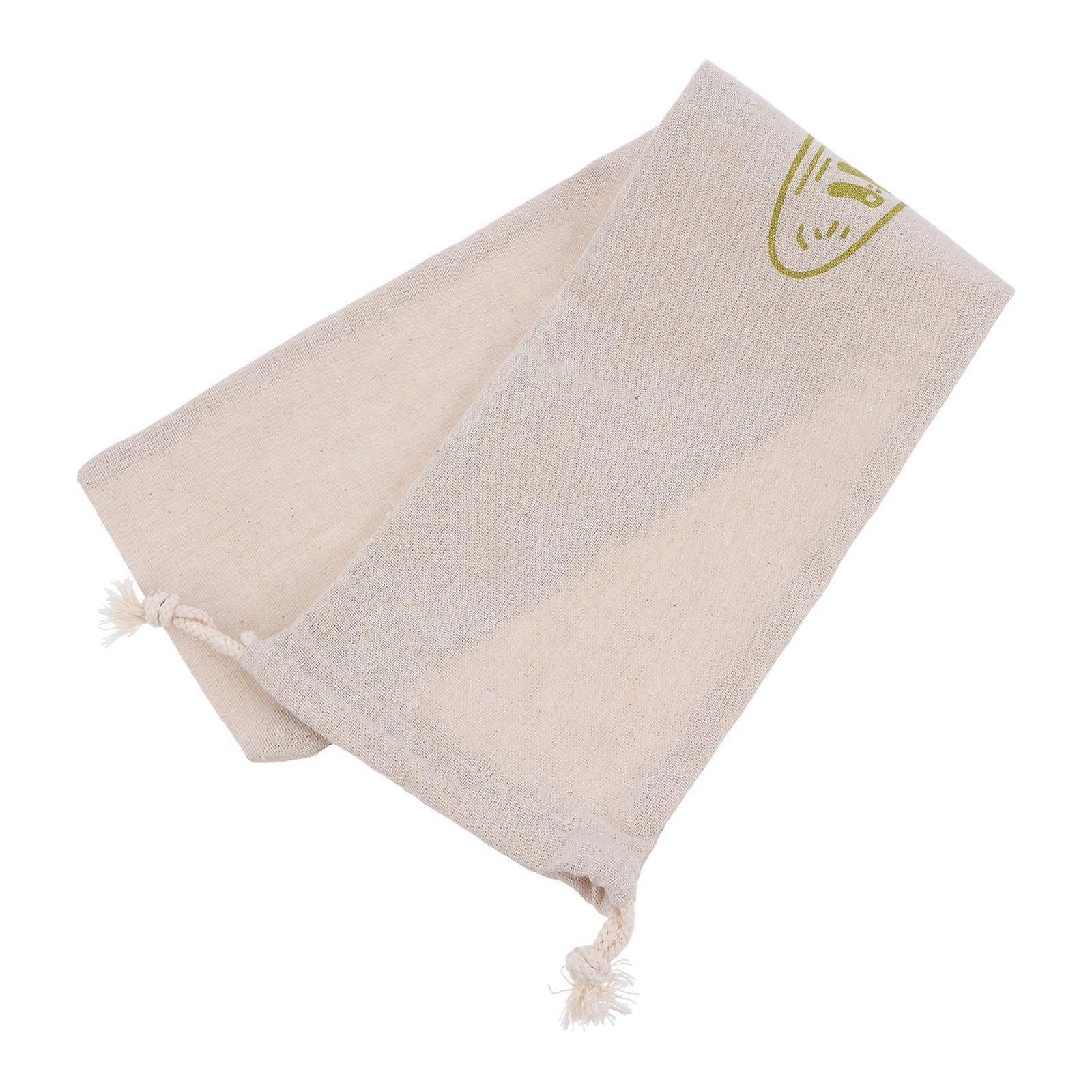 Organic Cotton Bread Bag Drawstring for Storage 1Pcs Reusable Linen Pouch