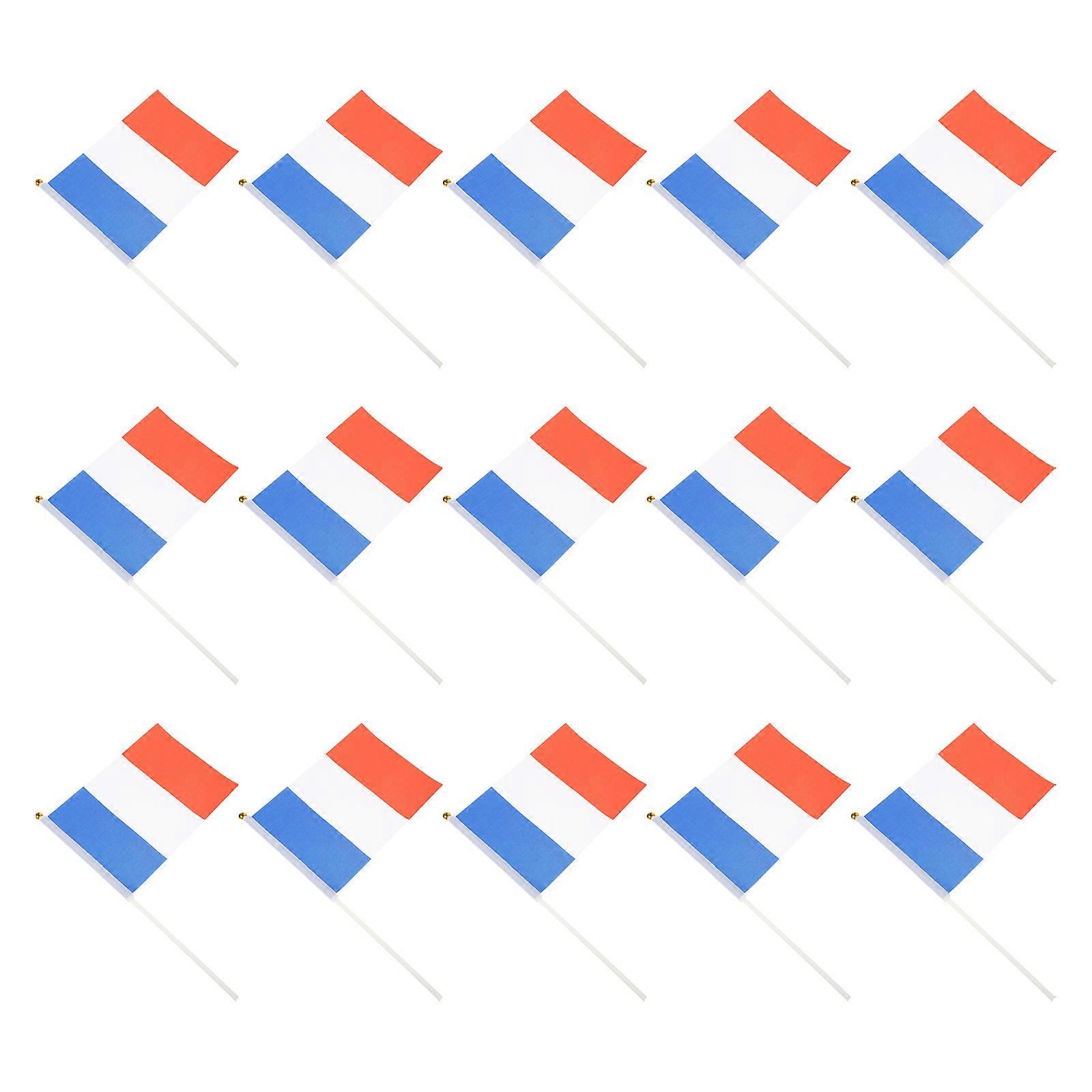 Hand Flags Portable Football Match Flags for Cheering 50Pcs Multi