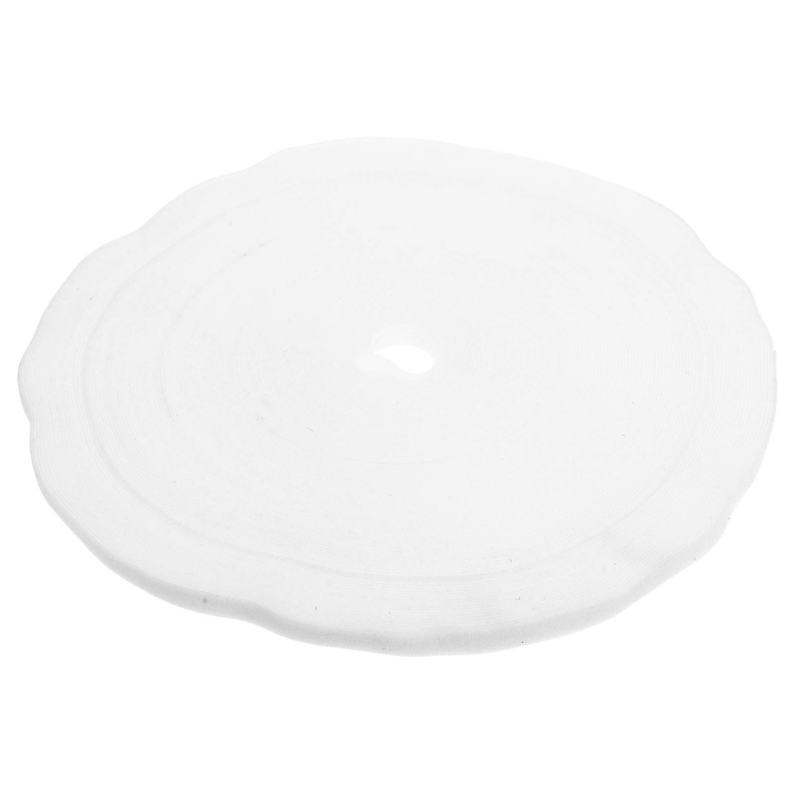 White Garden Tape for Plant Support 3Pcs Adjustable Reusable Straps